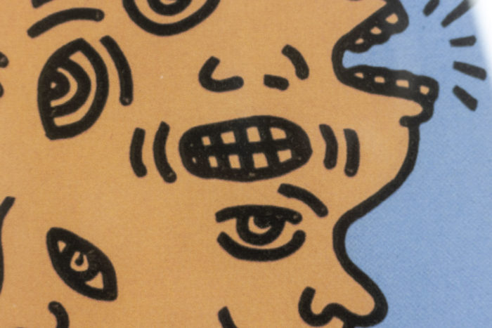 Keith Haring, signed and numbered - detail