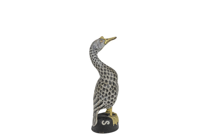 Ducks in carved and lacquered wood, 1950s - profile