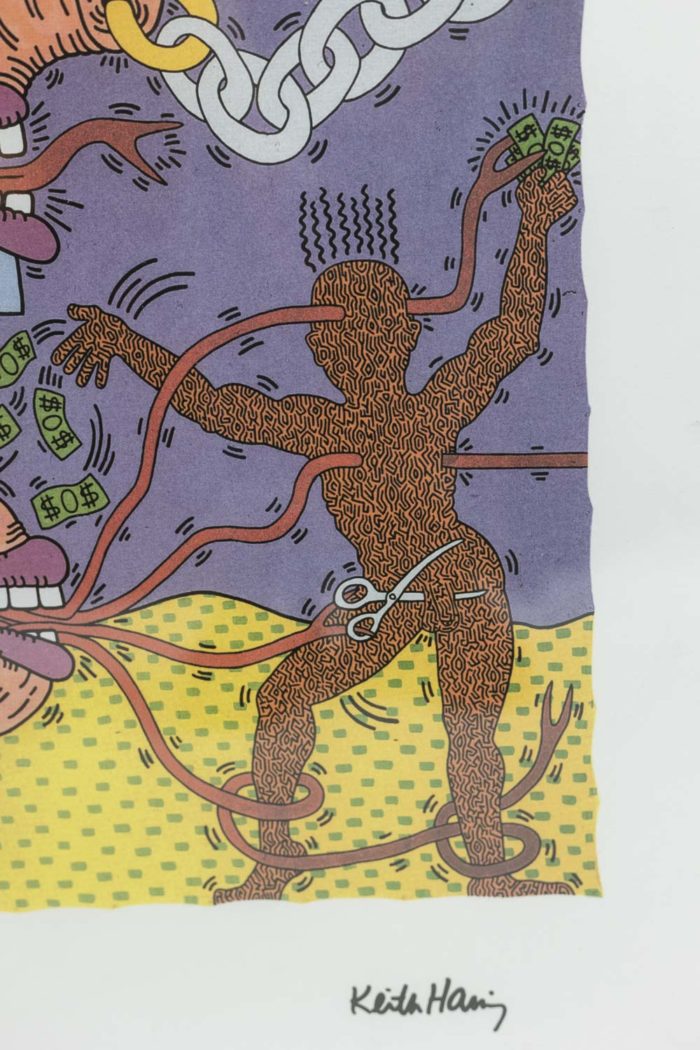 Sérigraphie originale de Keith Haring - autre zoom