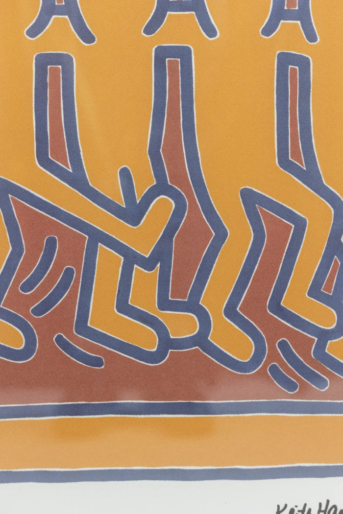 Keith Haring, Lithography, 1990's - other zoom characters