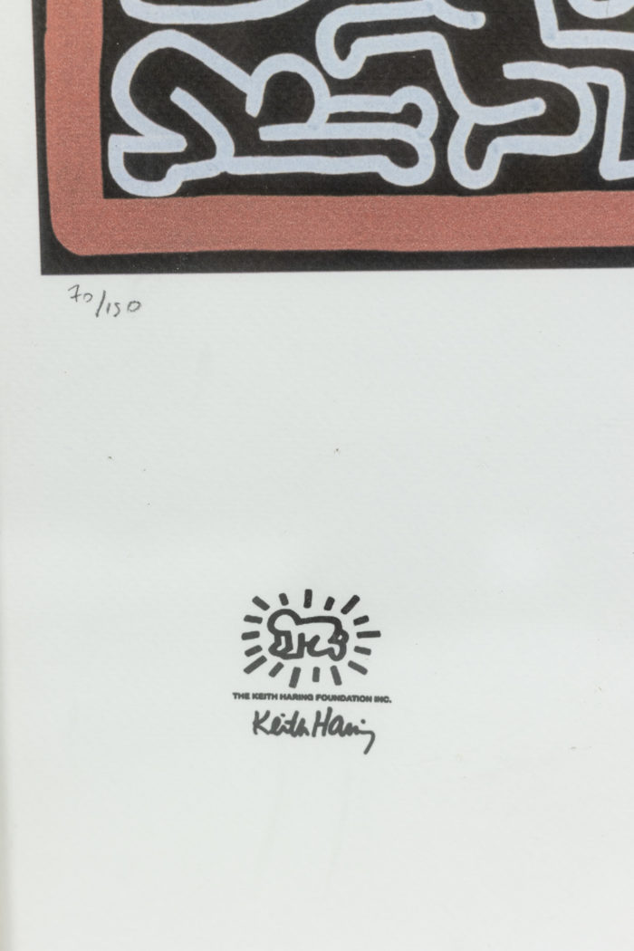 Keith Haring, Lithography, 1990s - stamp