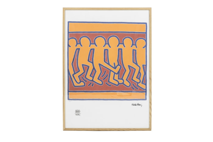 Keith Haring, Lithography, 1990's - face