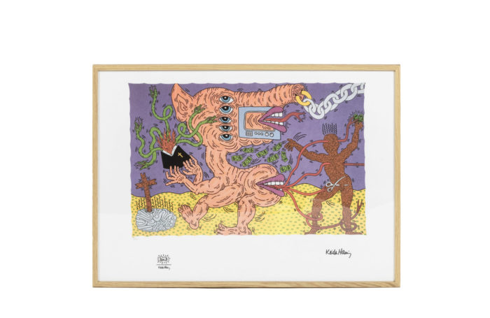 Keith Haring, Lithography, années 1990 - face