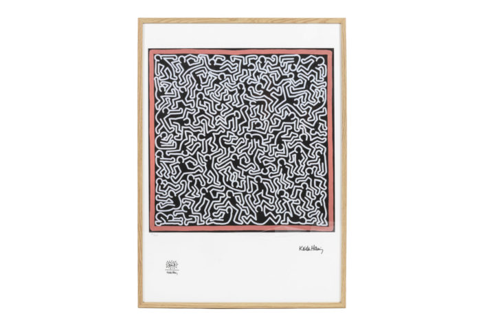 Keith Haring, Lithography, 1990s - face