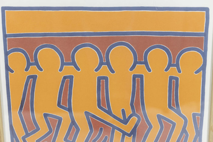 Keith Haring, Lithography, 1990's - focus characters