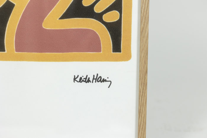 Sérigraphie originale de Keith Haring - signature