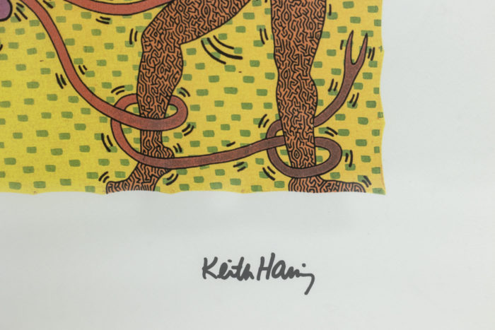 Sérigraphie originale de Keith Haring - signé