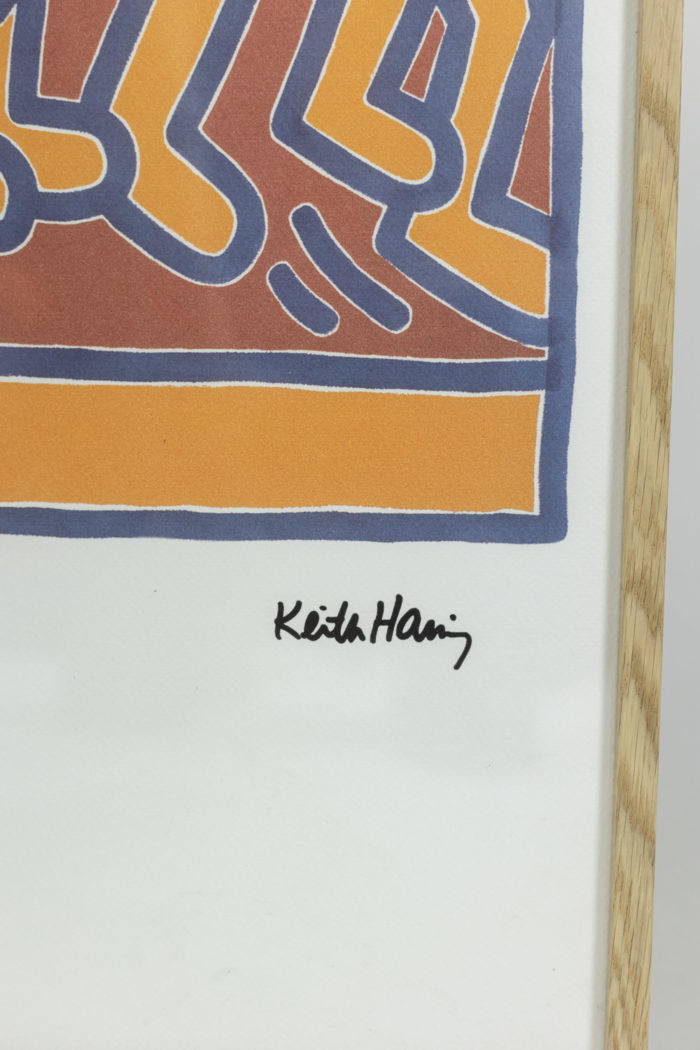 Keith Haring, Lithography, 1990's - signed
