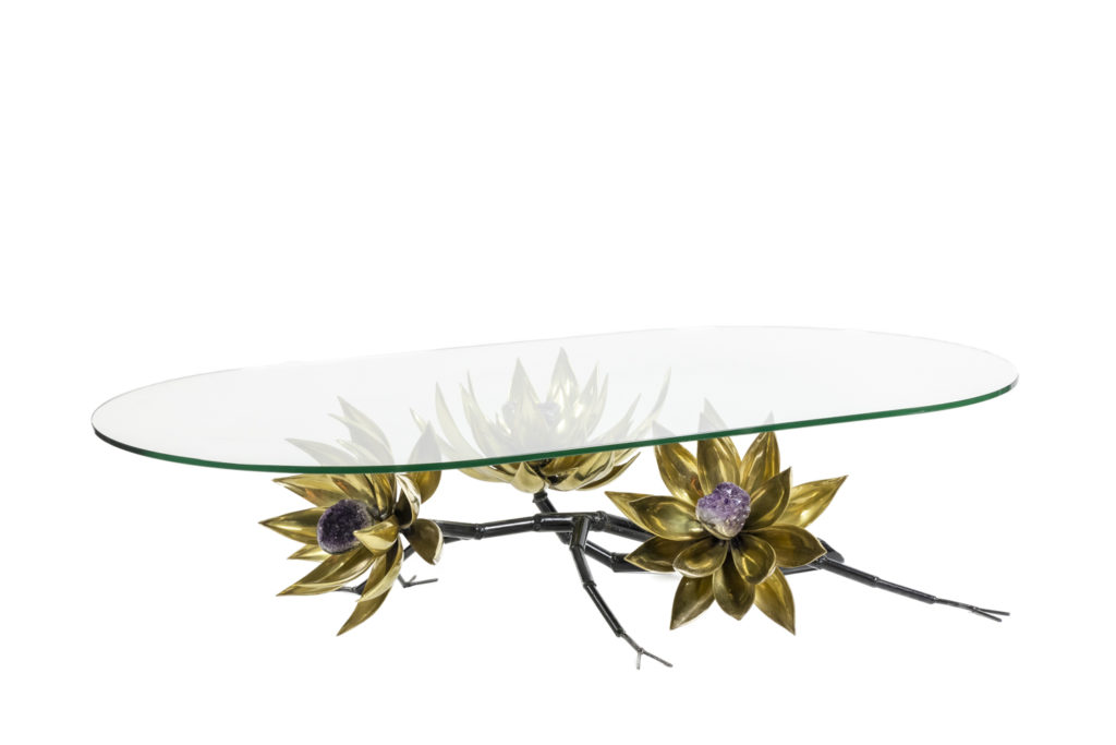 Willy Daro, Coffee table in bronze, 1970s