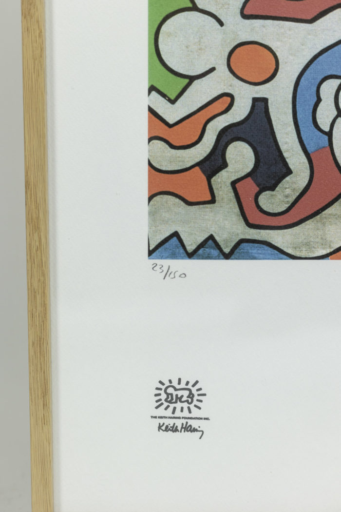 Lithographie de Keith Haring - atelier Keith Haring