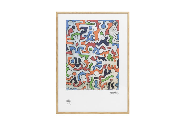 Keith Haring, Lithography, 1990s - face