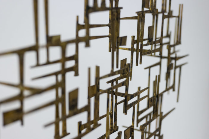 William Bowie, Sculpture in gilded iron, year 1968 - other detail