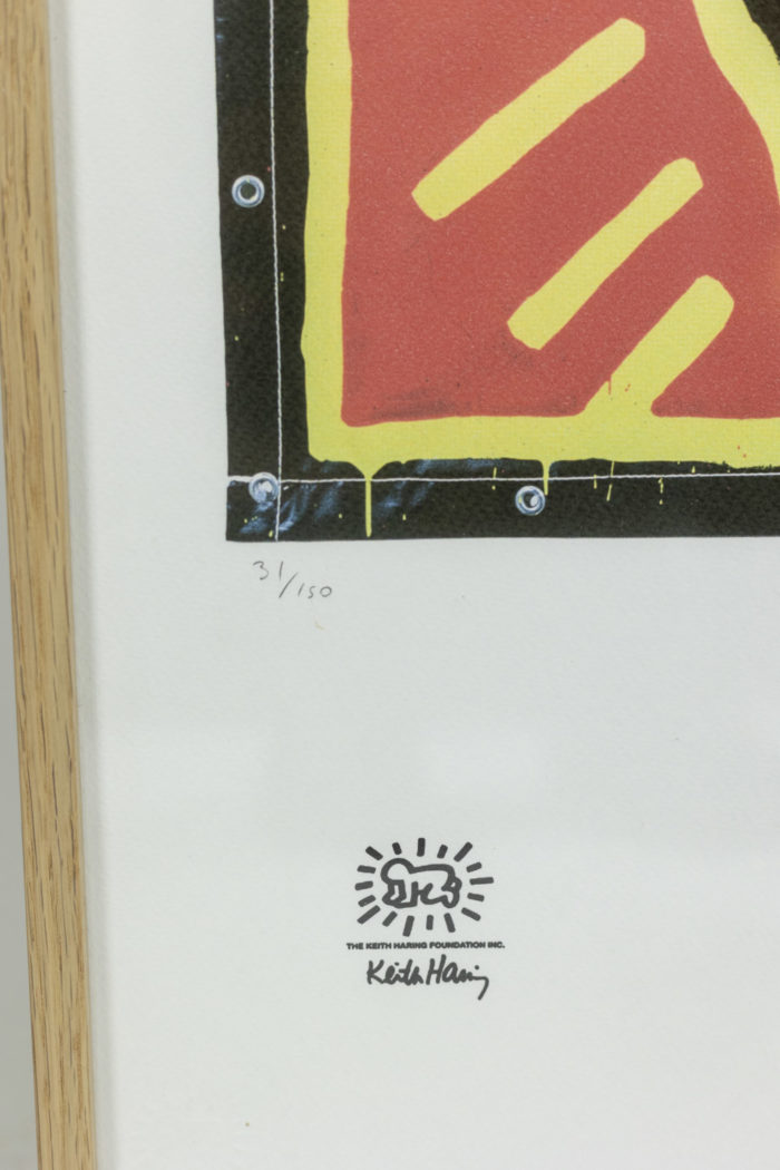 Keith Haring, Lithography, 1990s - stamp