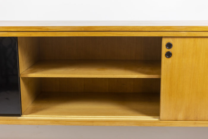 Joseph-André Motte, Sideboard in blond ash, 1950s - shelve