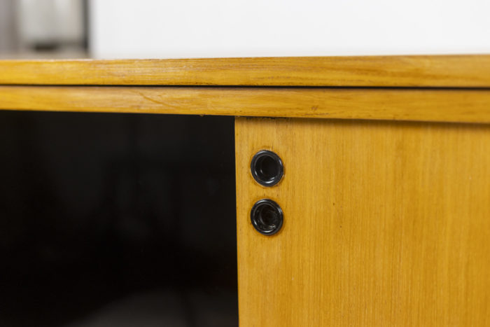 Joseph-André Motte, Sideboard in blond ash, 1950s - focus doors