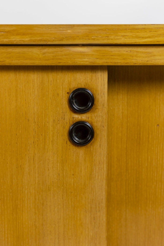 Joseph-André Motte, Sideboard in blond ash, 1950s - handles