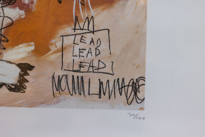 Jean-Michel Basquiat, Silkscreen, 1990s - other detail