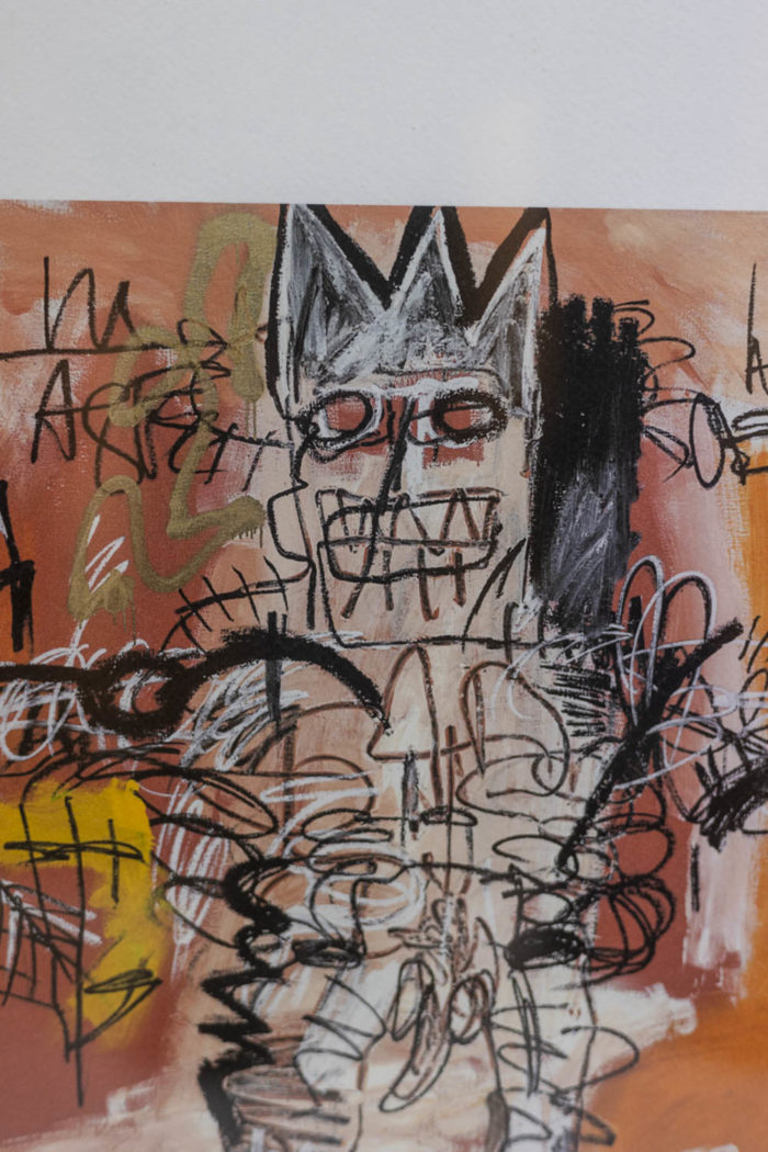 Jean-Michel Basquiat, Silkscreen, 1990s - last detail