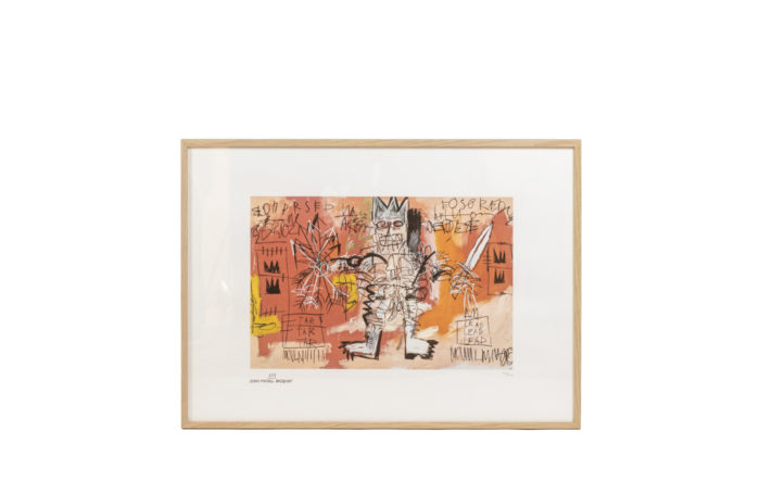 Jean-Michel Basquiat, sérigraphie - face