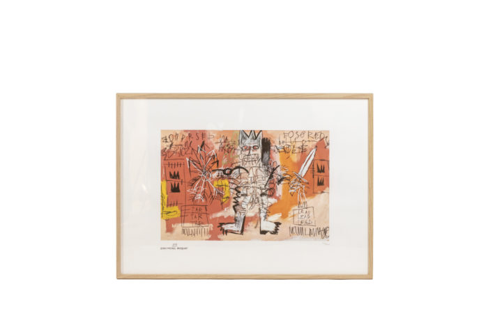 Jean-Michel Basquiat, Silkscreen, 1990s - face