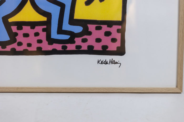 Sérigraphie de Keith Haring - autre zoom