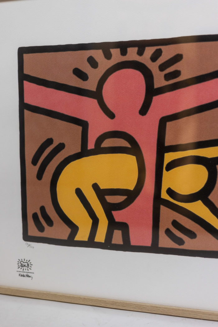 Keith Haring, Silkscreen, 1990s - detail