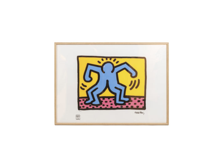 Sérigraphie de Keith Haring - face