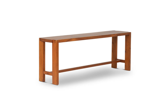 Pierre Chapo, Bench in elm, 1970s - 3/4