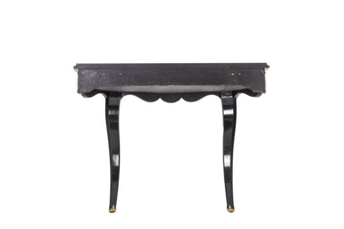 Boulle style console and gilded bronze, circa 1880 - back