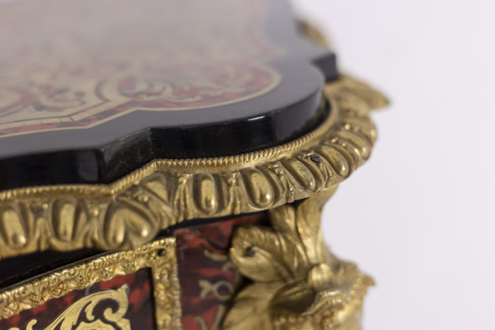 Boulle style console and gilded bronze, circa 1880 - plateau de forme chantournée