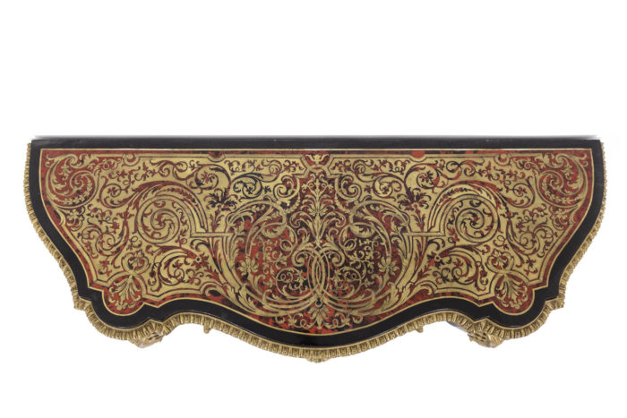 Boulle style console and gilded bronze, circa 1880 - tray