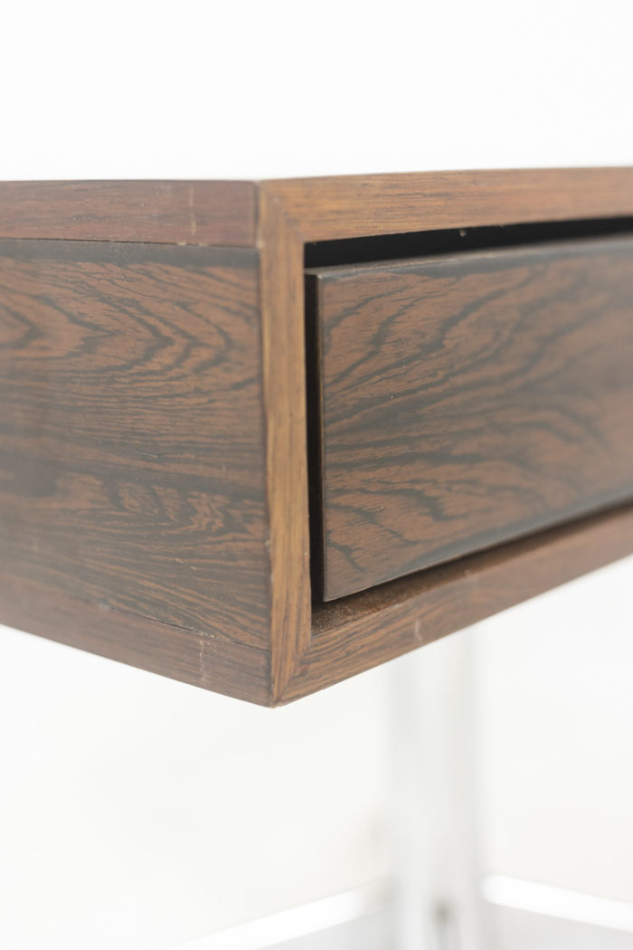 Pair of rosewood bedside tables, 1970s - zoom