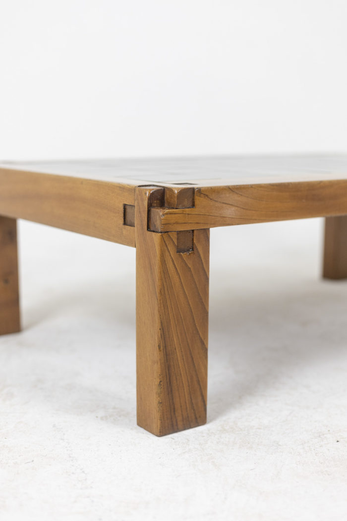 Pierre Chapo, Coffee table "Model T18", 1960s - base bis