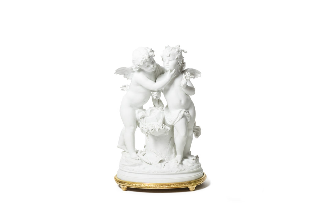 Hippolyte Moreau, biscuit group, circa 1880