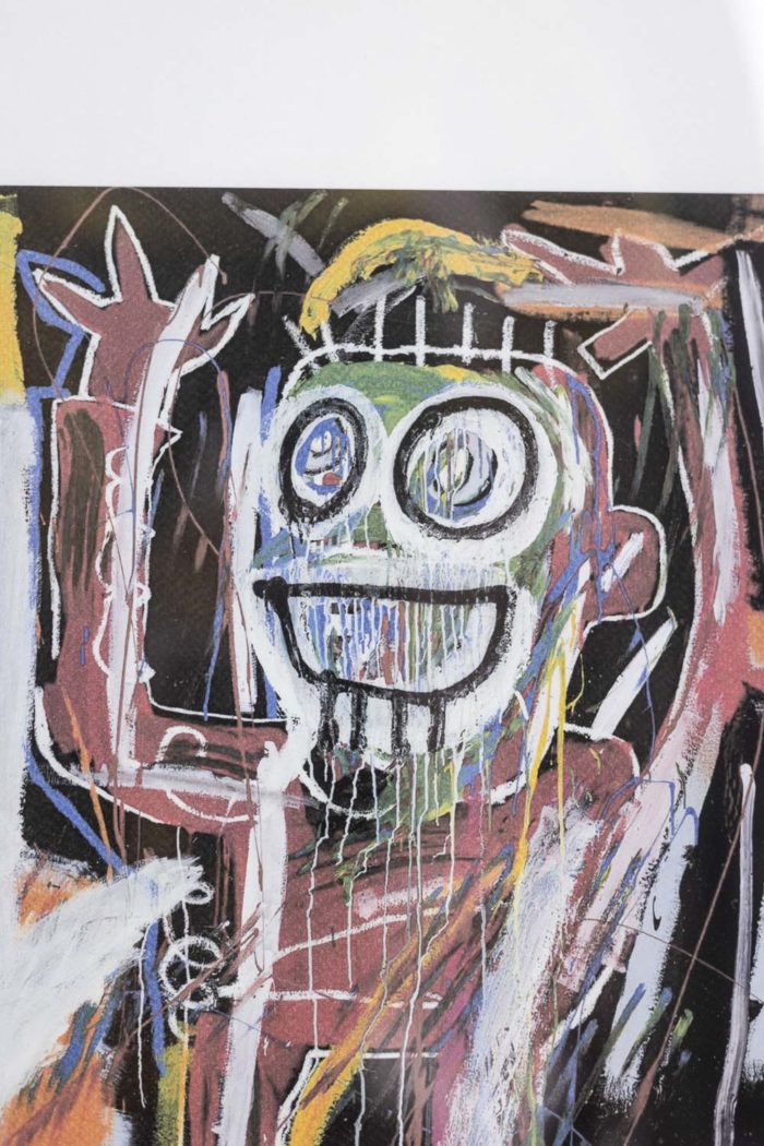 Sérigraphie de Jean-Michel Basquiat représentant deux visages - 2e visage
