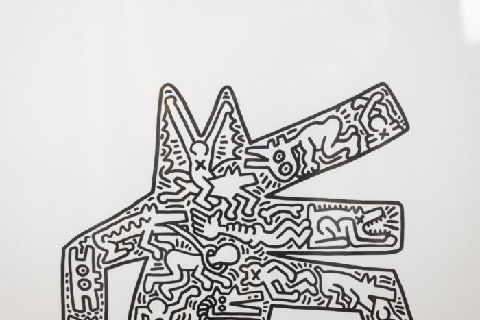 Keith Haring, Silkscreen, 1990s - detail