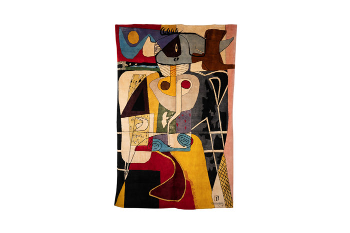 After Le Corbusier, Rug, or tapestry « Taureau II ». Contemporary work.