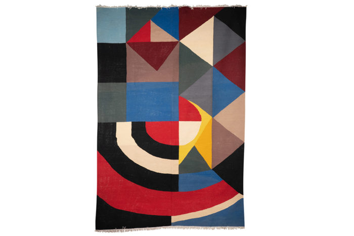 Rug, or tapestry, inspired by Sonia Delaunay