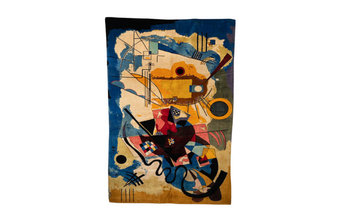 Rug, or tapestry, inspired by Wassily Kandinsky. Contemporary work