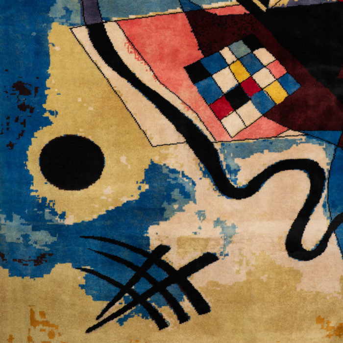 Rug, or tapestry, inspired by Wassily Kandinsky. Contemporary work