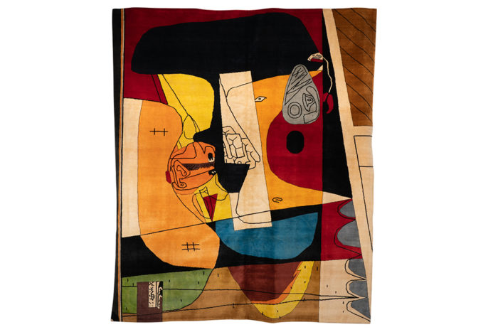 After Le Corbusier, Rug, or tapestry. Contemporary work