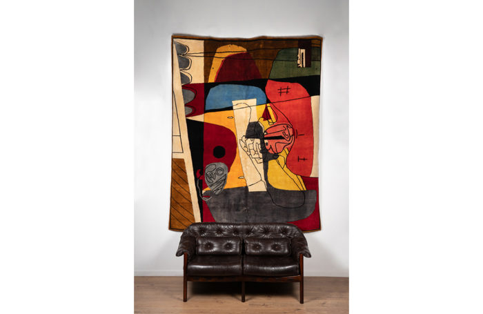 After Le Corbusier, Rug, or tapestry « Taureau XIII ». Contemporary work