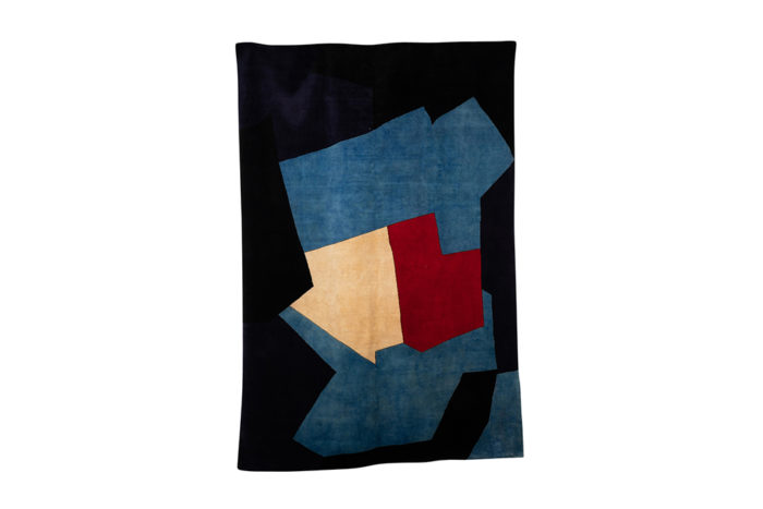 Rug, or tapestry, inspired by Poliakoff, in wool. Contemporary work