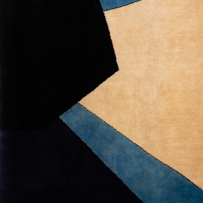 Rug, or tapestry, inspired by Poliakoff, in wool. Contemporary work