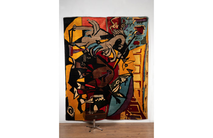 Rug, or tapestry, inspired by Picabia. Contemporary work