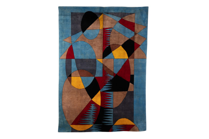 Rug, or tapestry, inspired by Delaunay. Contemporary work