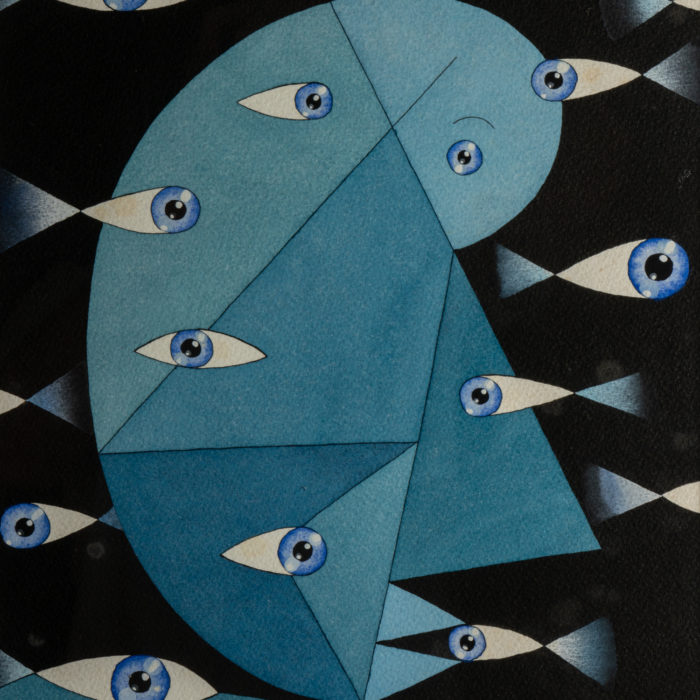 Gouache, or mixed technique, 1980s
