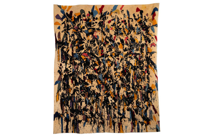 Danhôo. Rug, or tapestry, in wool. Contemporary work