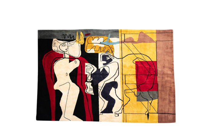 Le Corbusier - Tapis, ou tapisserie, en laine 100% Mérinos