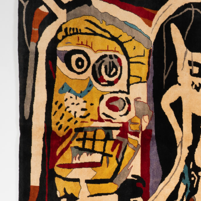 Tapis ou tapisserie d'après Jean-Michel Basquiat - zoom